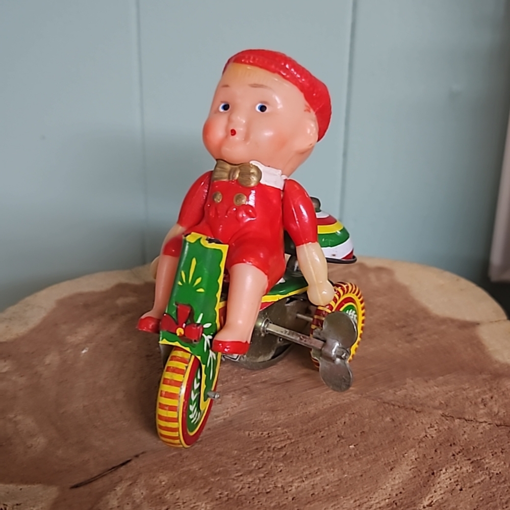 Vintage Ringing Tricycle Toy